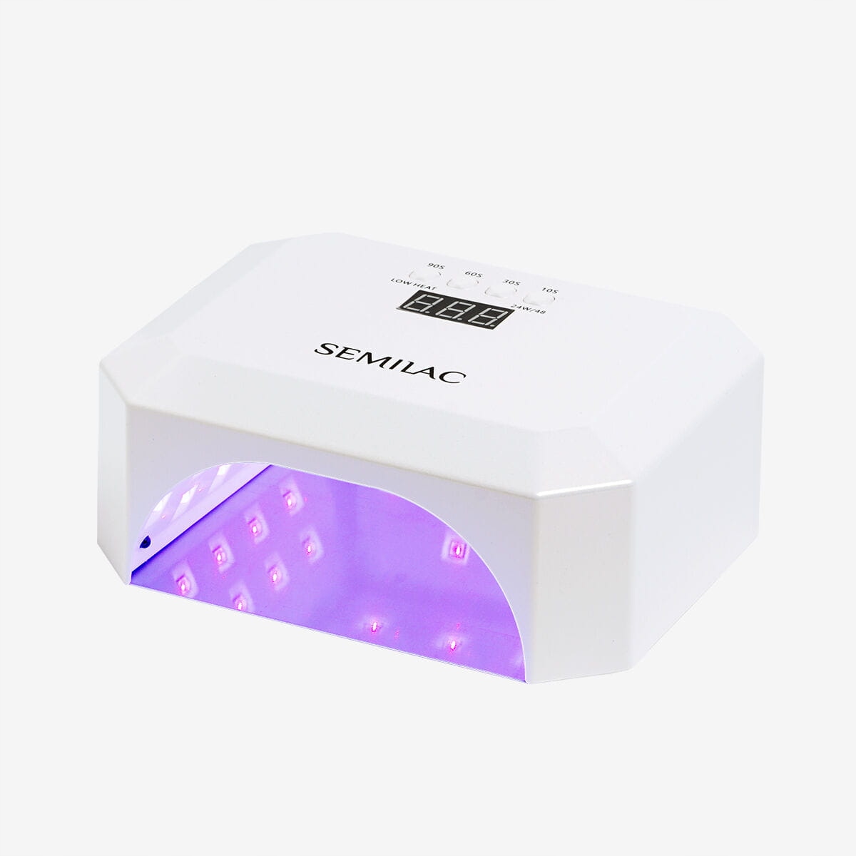 Lempa manikiūro darbams semilac diamond uv/led, l24/48w, balta
