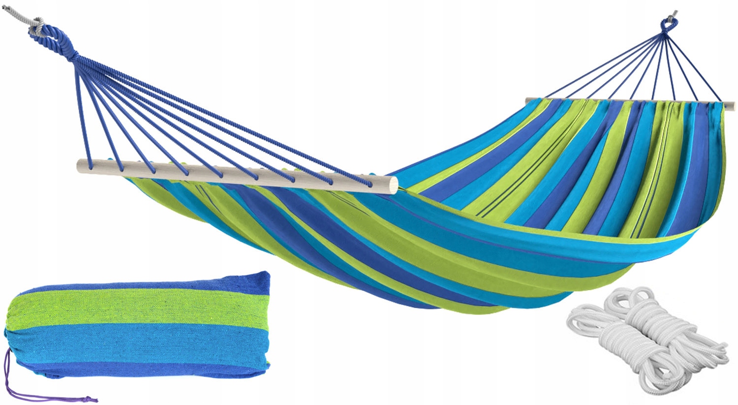 Dvivietis hamakas Funfit Garden, Blue
