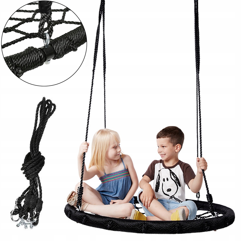 Gandro lizdo sūpynės Funfit Garden, 100 cm iki 150 kg, žalios spalvos