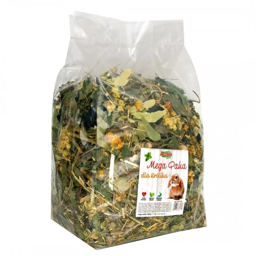 Maistas triušiams alegia mega box, 650 g