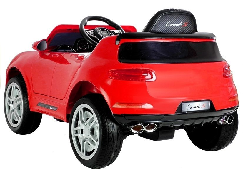 Vienvietis vaikiškas elektromobilis lean cars coronet s red