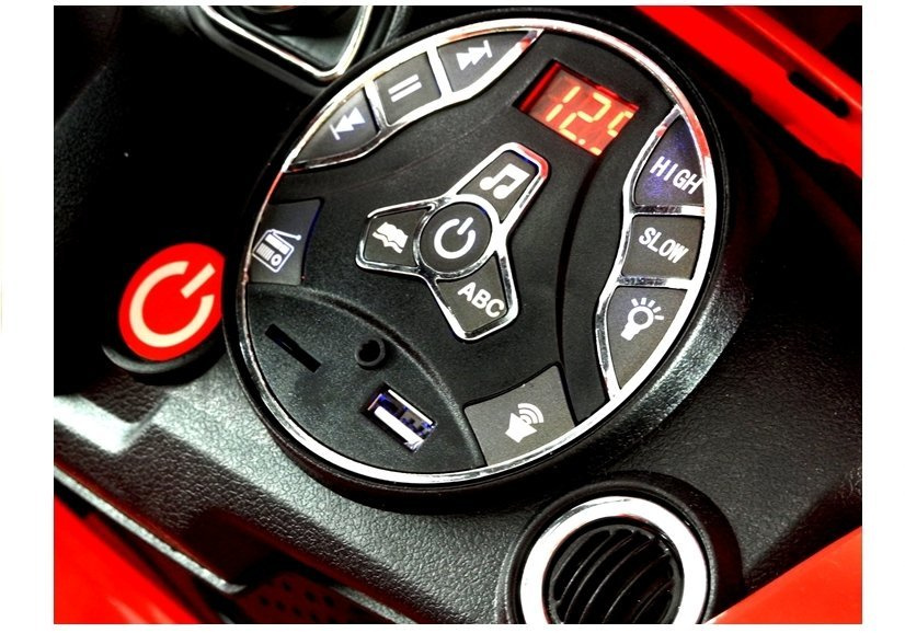 Vienvietis vaikiškas elektromobilis lean cars coronet s red