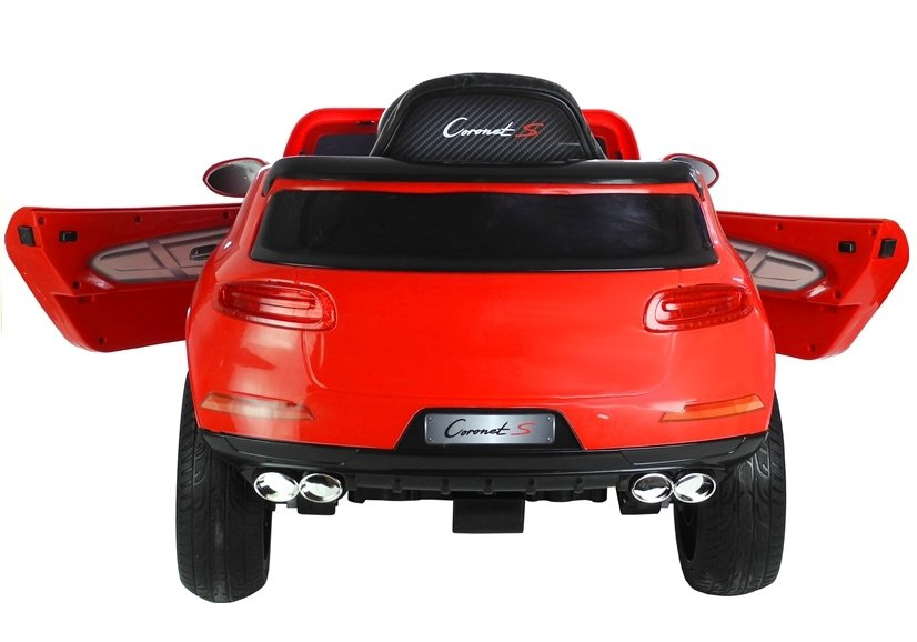 Vienvietis vaikiškas elektromobilis lean cars coronet s red