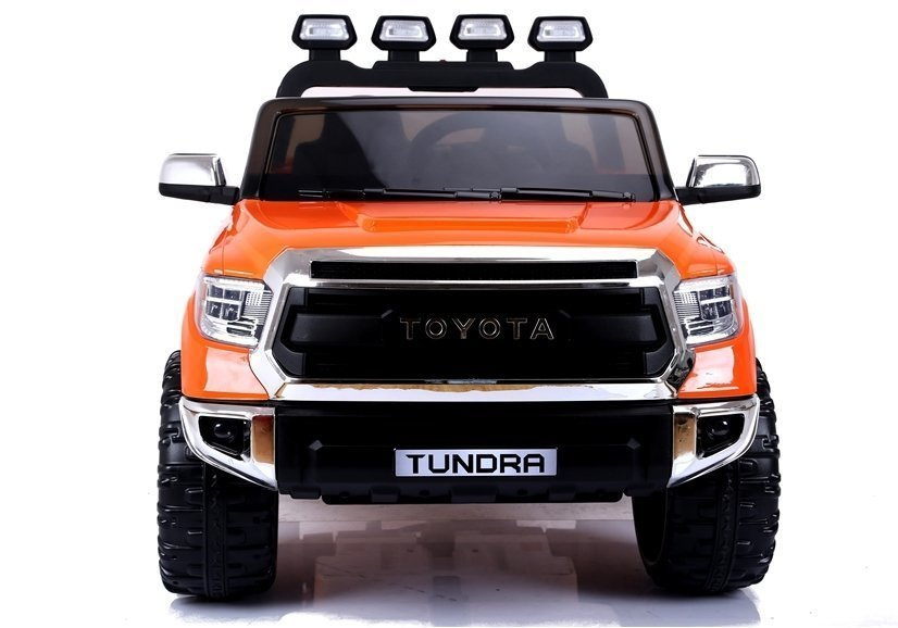 Vaikiškas elektromobilis Toyota Tundra – oranžinis