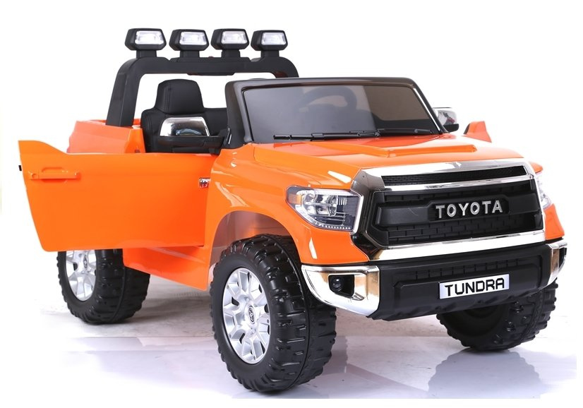 Vaikiškas elektromobilis Toyota Tundra – oranžinis