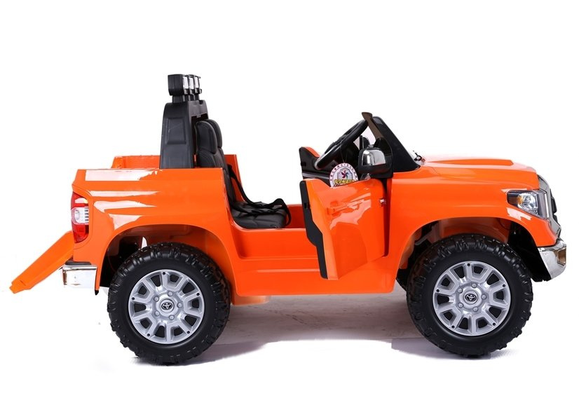 Vaikiškas elektromobilis Toyota Tundra – oranžinis