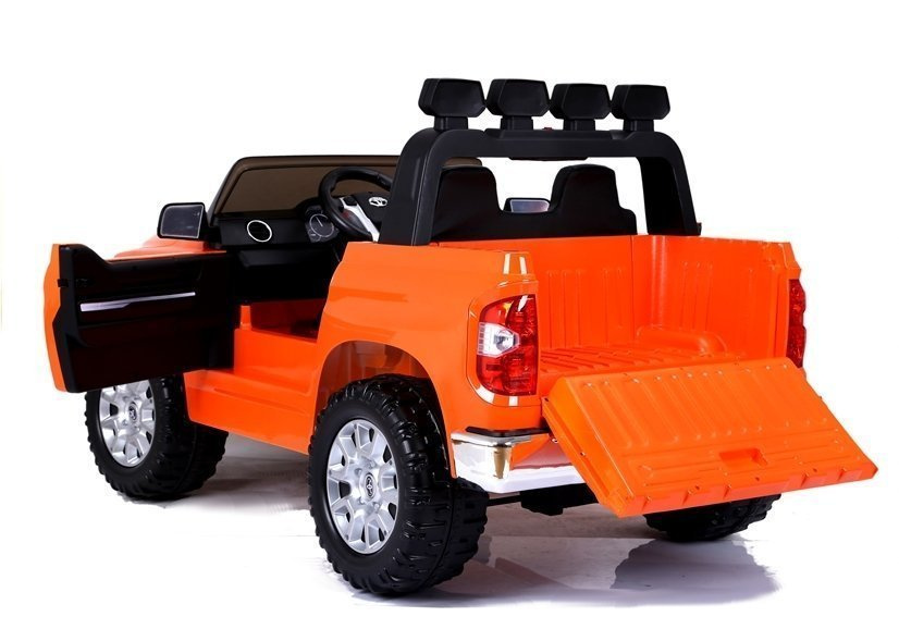 Vaikiškas elektromobilis Toyota Tundra – oranžinis