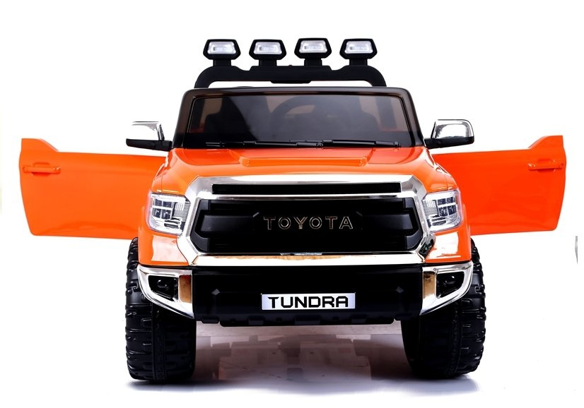 Vaikiškas elektromobilis Toyota Tundra – oranžinis