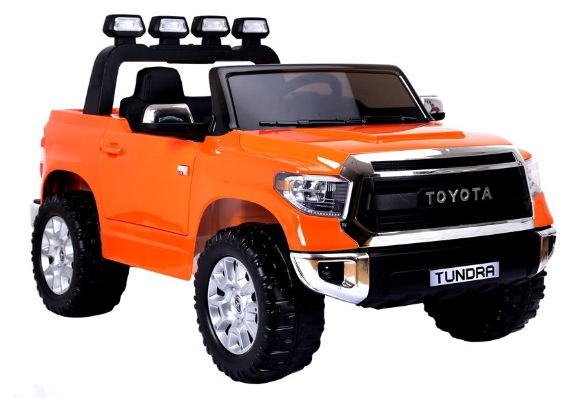 Vaikiškas elektromobilis Toyota Tundra – oranžinis