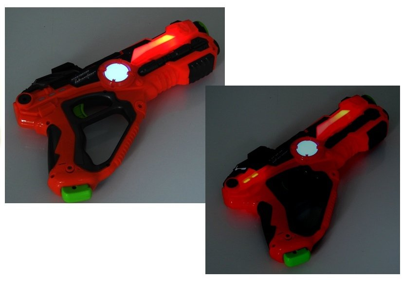 Lazerinių pistoletų rinkinys – 2 vnt. | puikus pasirinkimas žaidimui „laser tag“