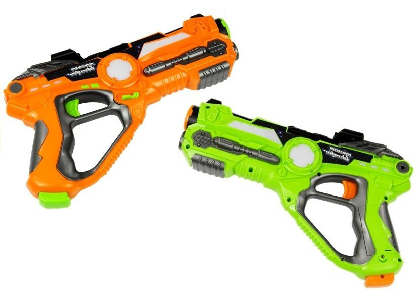 Lazerinių pistoletų rinkinys – 2 vnt. | puikus pasirinkimas žaidimui „laser tag“
