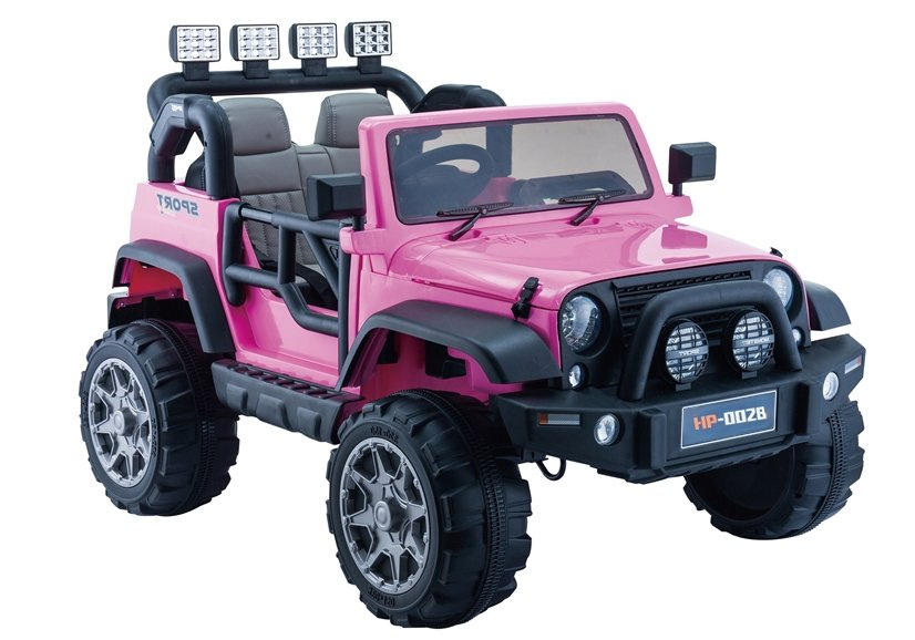 Elektromobilis vaikams jeep lean cars , rožinis