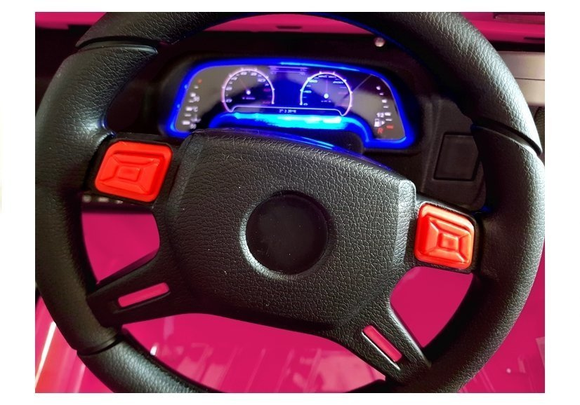Elektromobilis vaikams jeep lean cars , rožinis