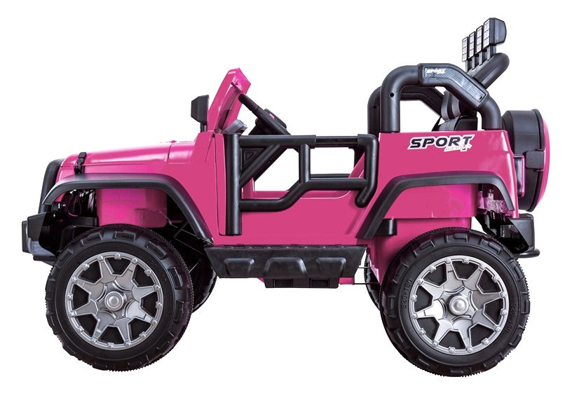 Elektromobilis vaikams jeep lean cars , rožinis