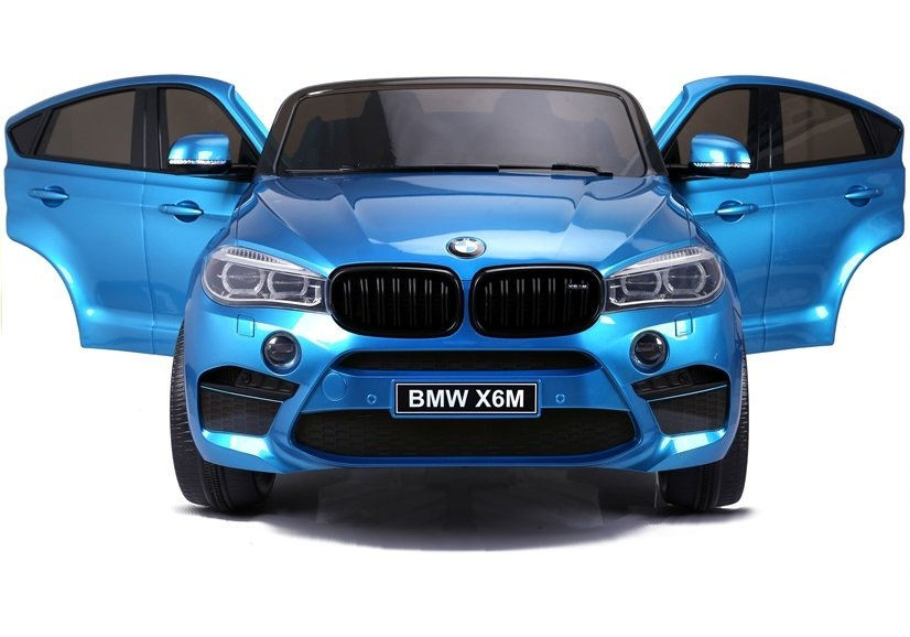 Vaikiškas elektromobilis BMW X6M – mėlynas