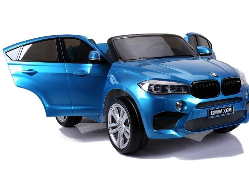 Vaikiškas elektromobilis BMW X6M – mėlynas