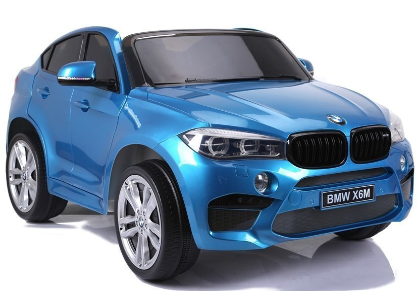 Vaikiškas elektromobilis BMW X6M – mėlynas