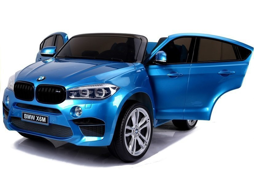 Vaikiškas elektromobilis BMW X6M – mėlynas