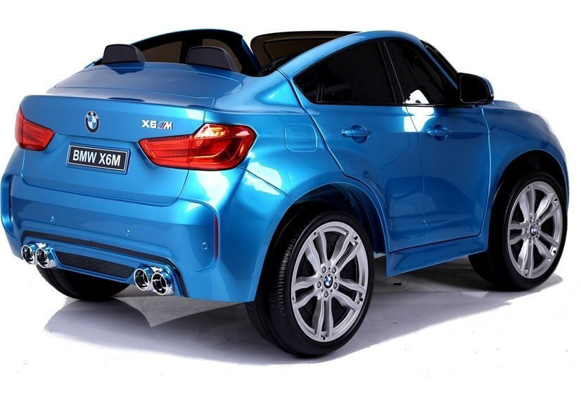 Vaikiškas elektromobilis BMW X6M – mėlynas