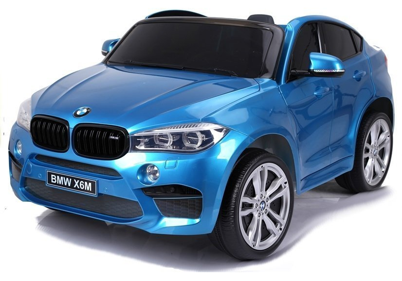 Vaikiškas elektromobilis BMW X6M – mėlynas