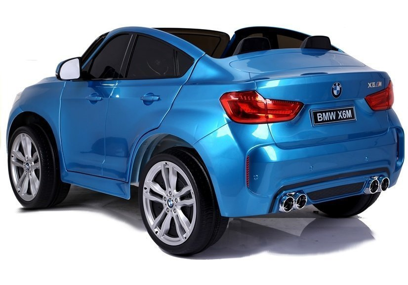 Vaikiškas elektromobilis BMW X6M – mėlynas