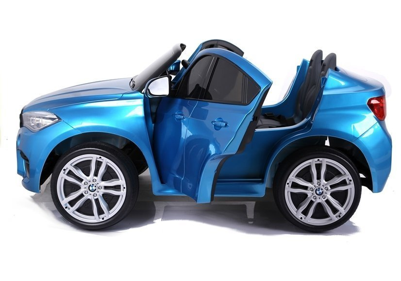 Vaikiškas elektromobilis BMW X6M – mėlynas