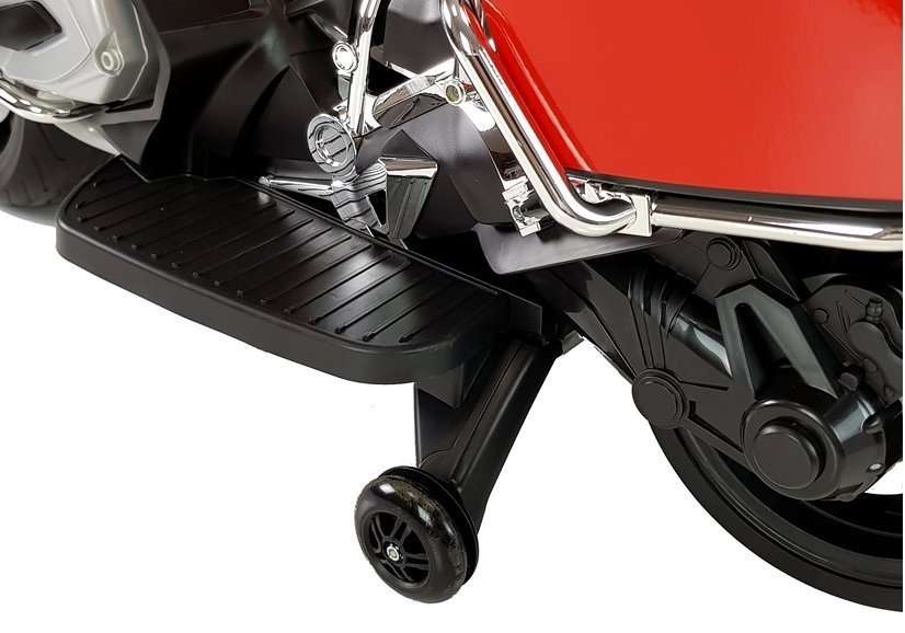 Elektrinis motociklas vaikams bmw r1200 police, raudonas