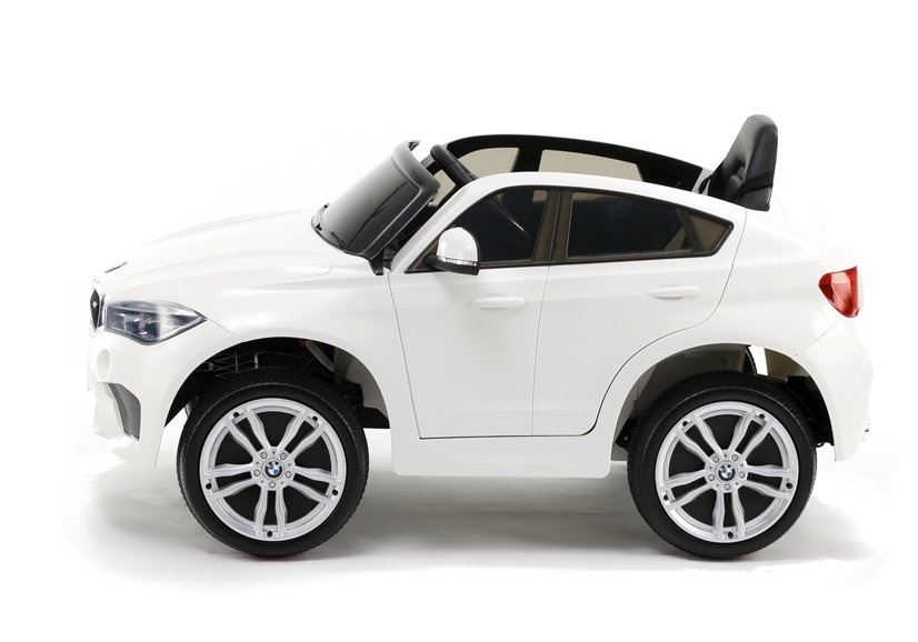 Elektromobilis vaikams BMW X6, baltas