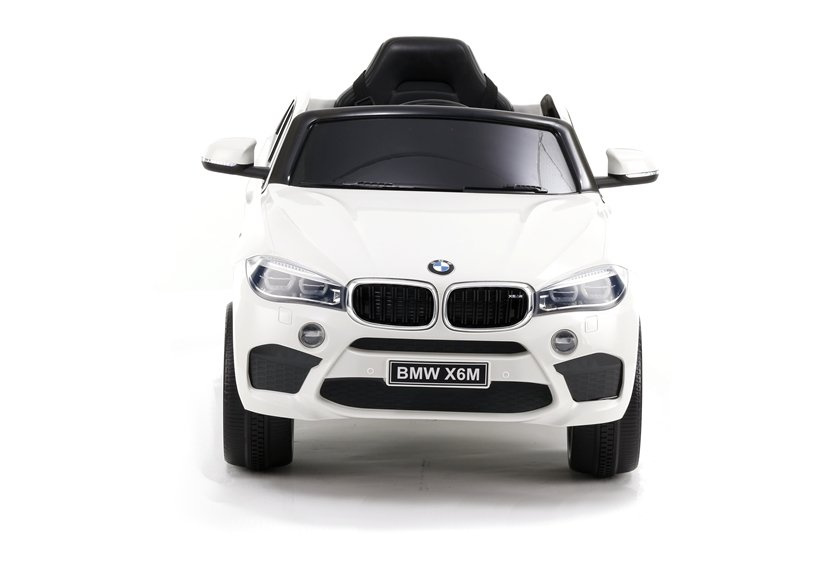 Elektromobilis vaikams BMW X6, baltas