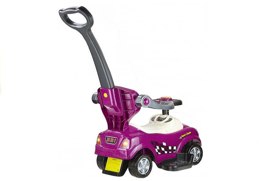 Paspiriama mašinėlė-stumdukas coupe, violetinė