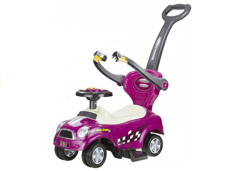Paspiriama mašinėlė-stumdukas coupe, violetinė
