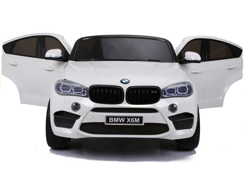 Vaikiškas elektromobilis BMW X6M – baltas