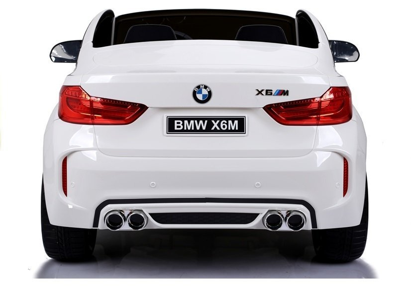 Vaikiškas elektromobilis BMW X6M – baltas