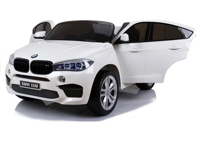 Vaikiškas elektromobilis BMW X6M – baltas