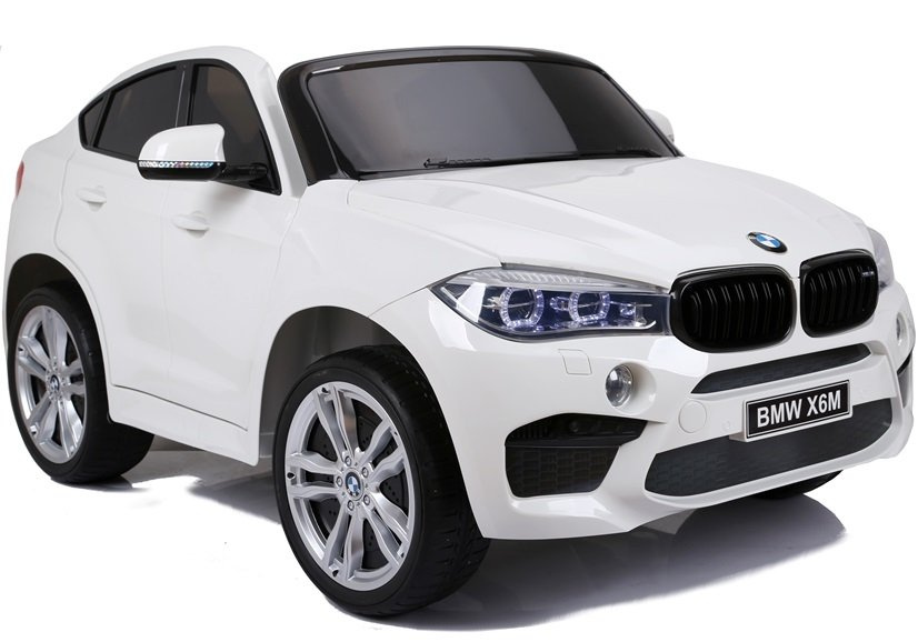 Vaikiškas elektromobilis BMW X6M – baltas
