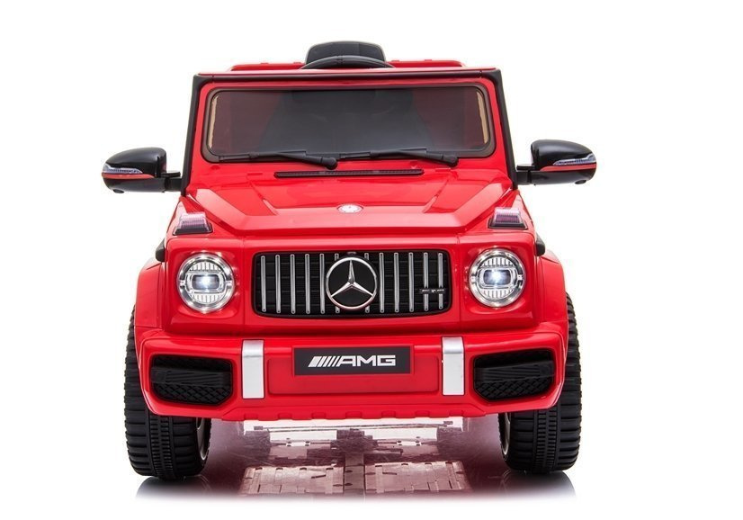Elektrinis visureigis mercedes g63, raudonas