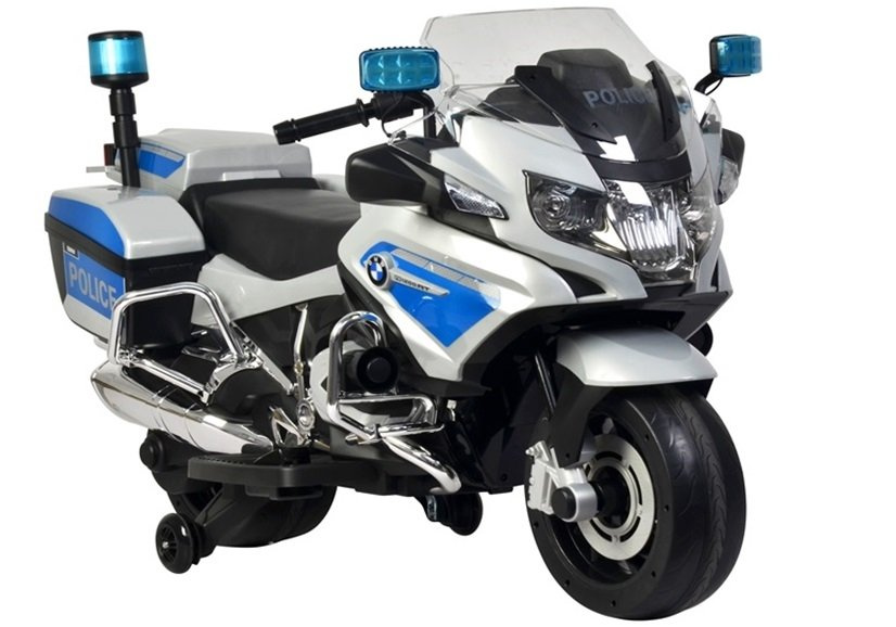 Elektrinis motociklas vaikams bmw, policija