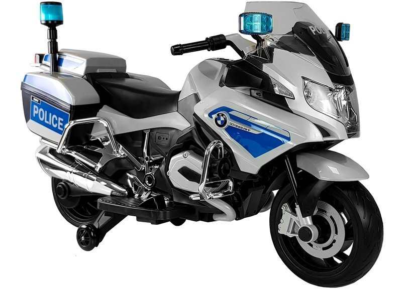 Elektrinis motociklas vaikams bmw, policija