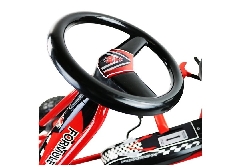 Kartingas lean toys a-15, raudonas