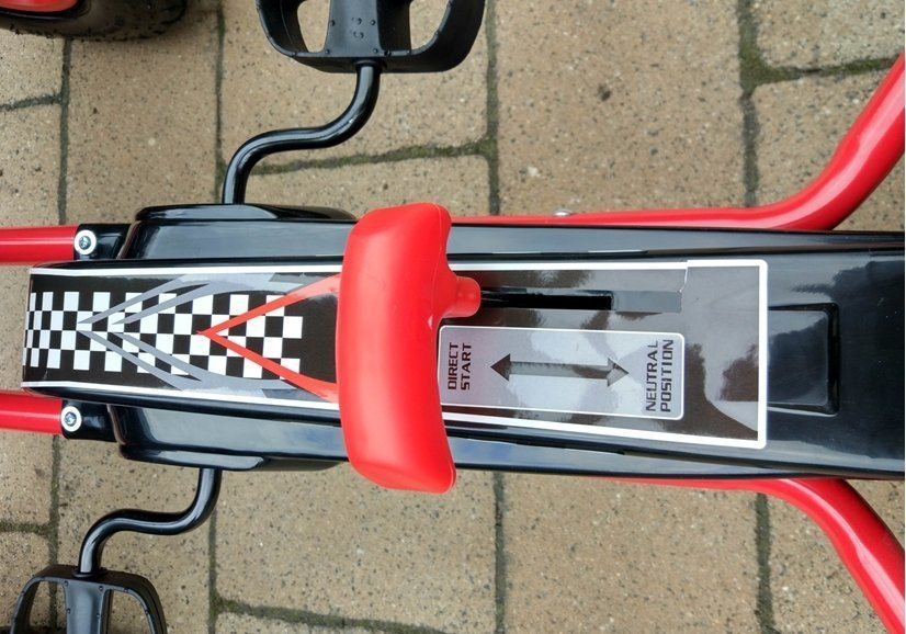 Kartingas lean toys a-15, raudonas