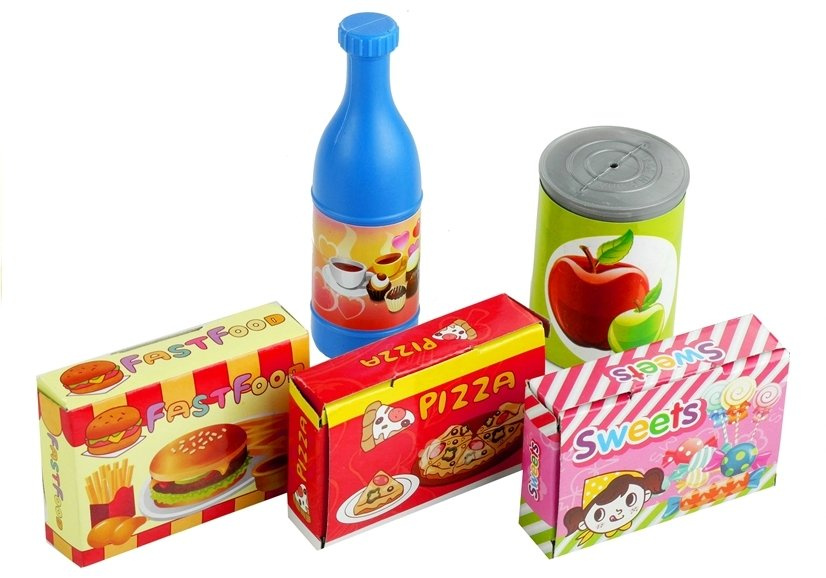 Žaisliniai maisto produktai ąsotyje, 50 dalių