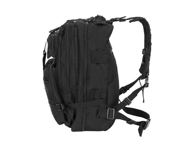 Karinio stiliaus xl kuprinė, 30 l, juoda