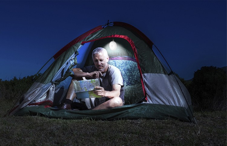 Išmanioji led lempa su judesio jutikliu