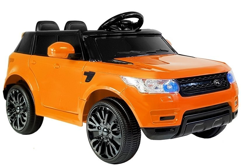 Dvivietis elektromobilis vaikams lean toys hl1638, oranžinis