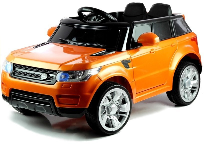 Dvivietis elektromobilis vaikams lean toys hl1638, oranžinis