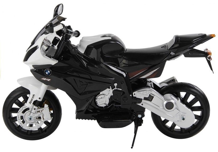 Elektrinis motociklas vaikams bmw s1000rr, juodas