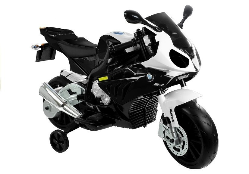 Elektrinis motociklas vaikams bmw s1000rr, juodas