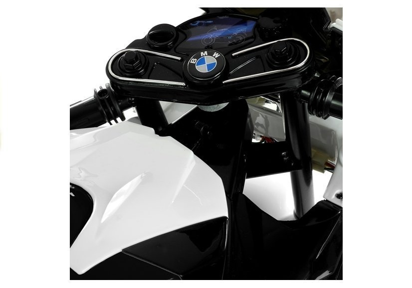 Elektrinis motociklas vaikams bmw s1000rr, juodas