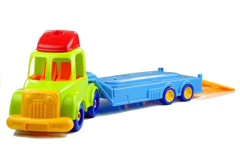 Vilkikas su automobiliukais ir aksesuarais