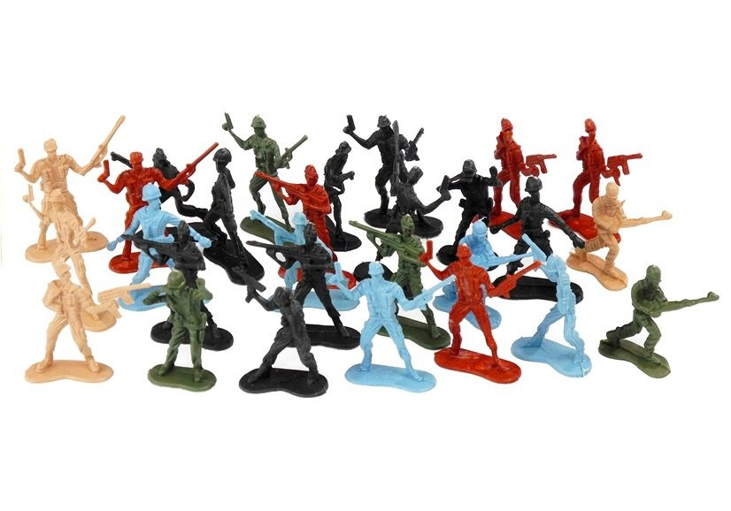 Karių figūrėlių rinkinys lean toys